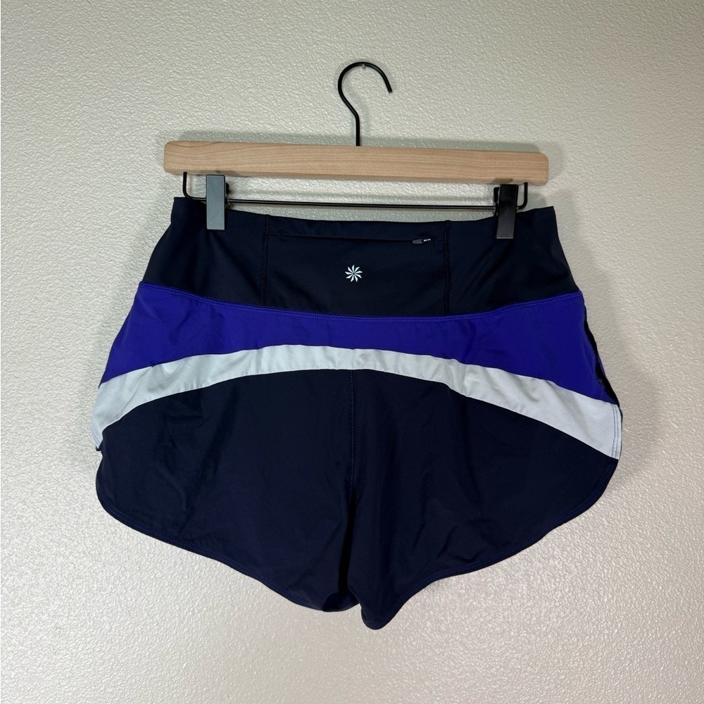 Athleta Running Free Colorblock 3.5" Shorts Small M17 - Picture 3 of 9